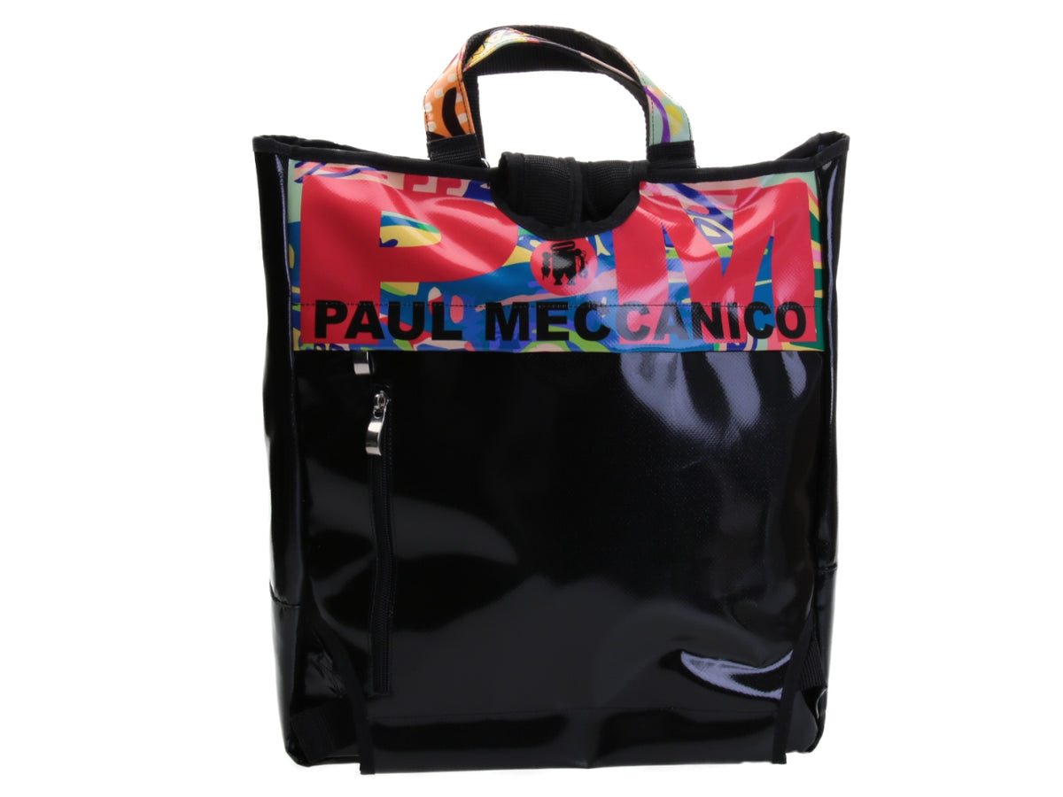 BORSA 2 IN 1 - VENTIQUATTRORE E ZAINO FANTASIA POP. MODELLO HYBRID IN TELONE CAMION.