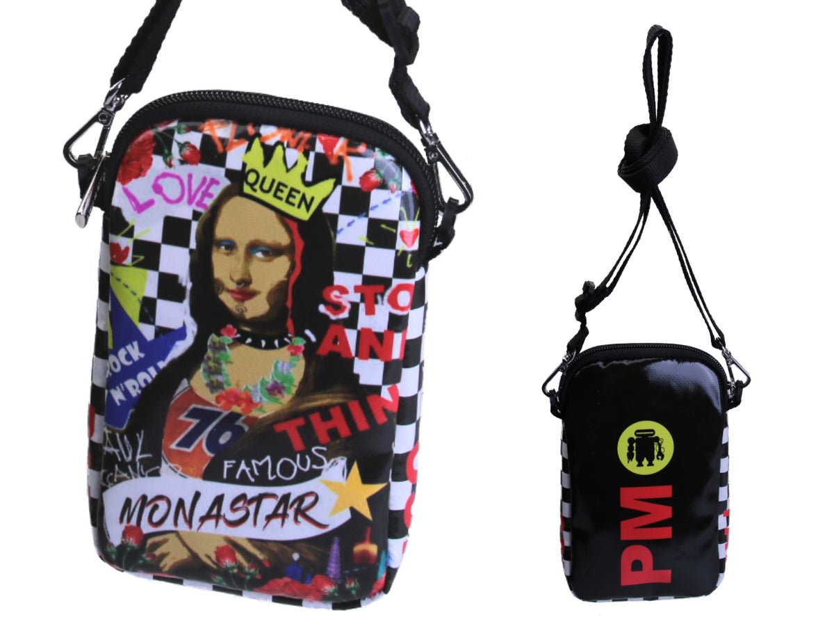BORSA PORTATELEFONO &quot;LA GIOCONDA&quot; STILE POP.