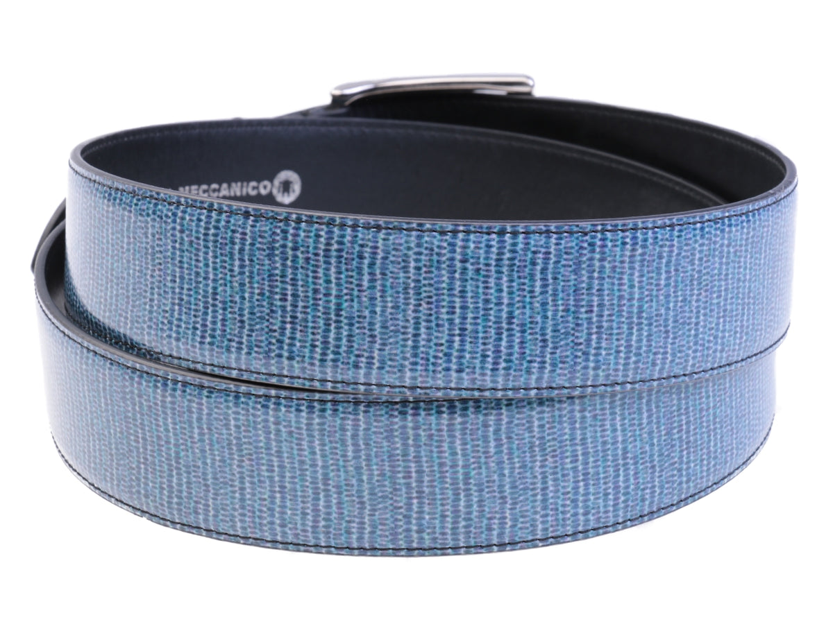CINTURA UOMO AZZURRA IN TELONE CAMION.