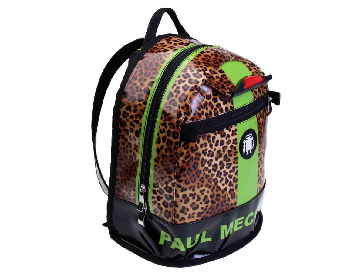 BACKPACK ANIMALIER FANTASY. MODEL SUPERINO MADE OF LORRY TARPAULIN. - Limited Edition Paul Meccanico