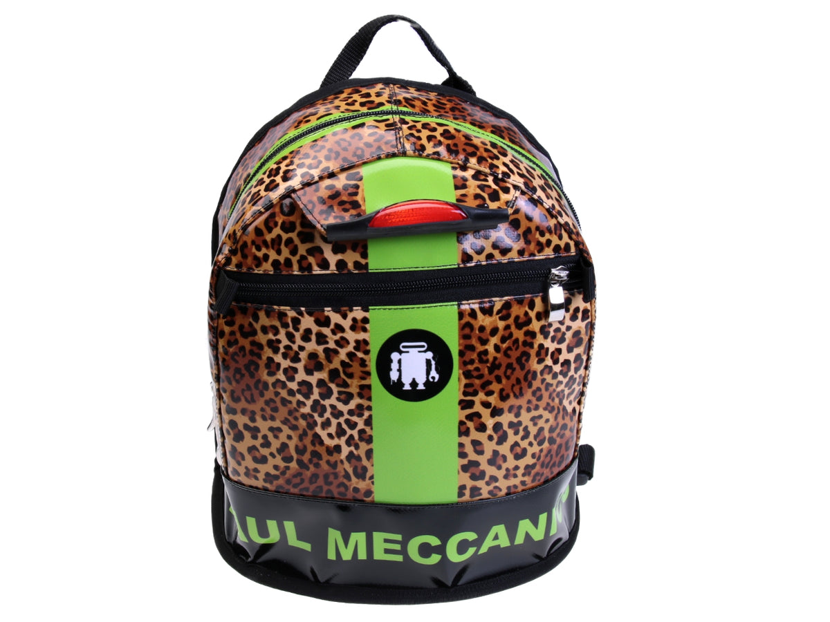 BACKPACK ANIMALIER FANTASY. MODEL SUPERINO MADE OF LORRY TARPAULIN. - Limited Edition Paul Meccanico