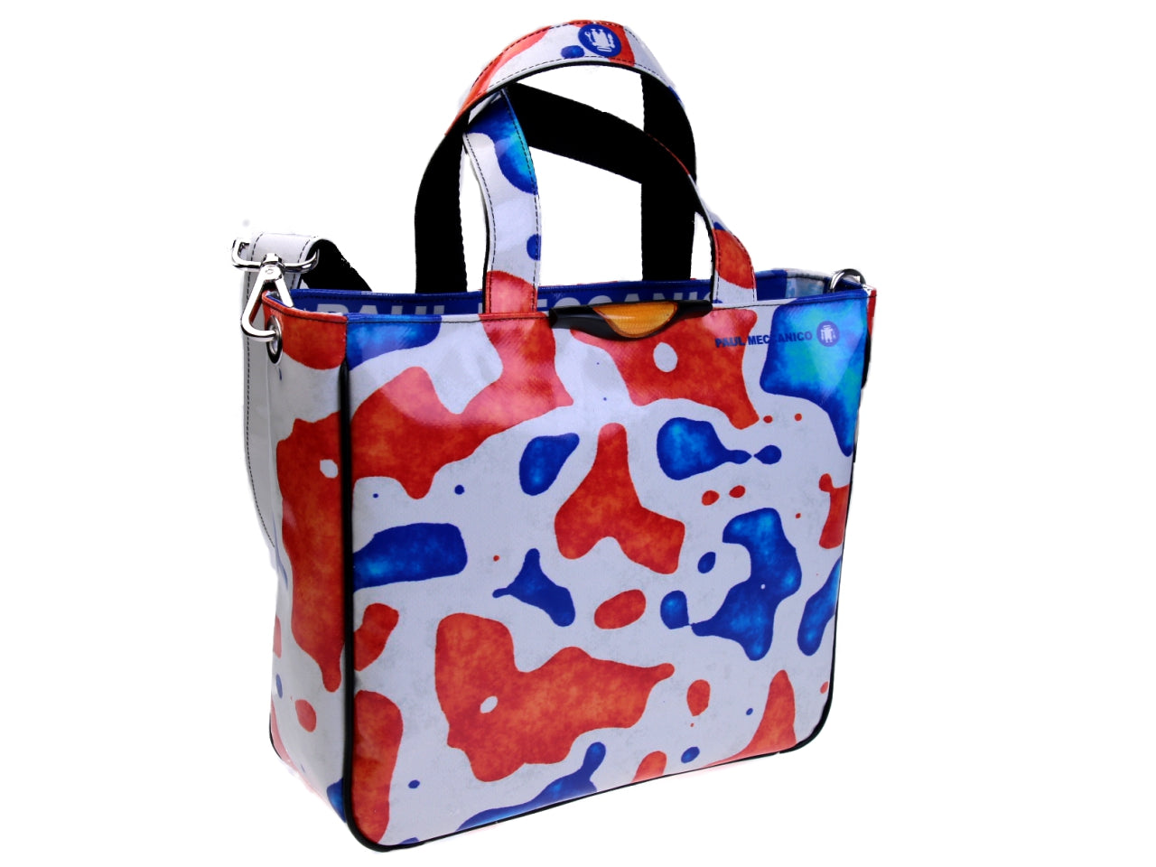 TOTE BAG CAMOUFLAGE FANTASY. MODEL GLAM MADE OF LORRY TARPAULIN. - Unique Pieces Paul Meccanico