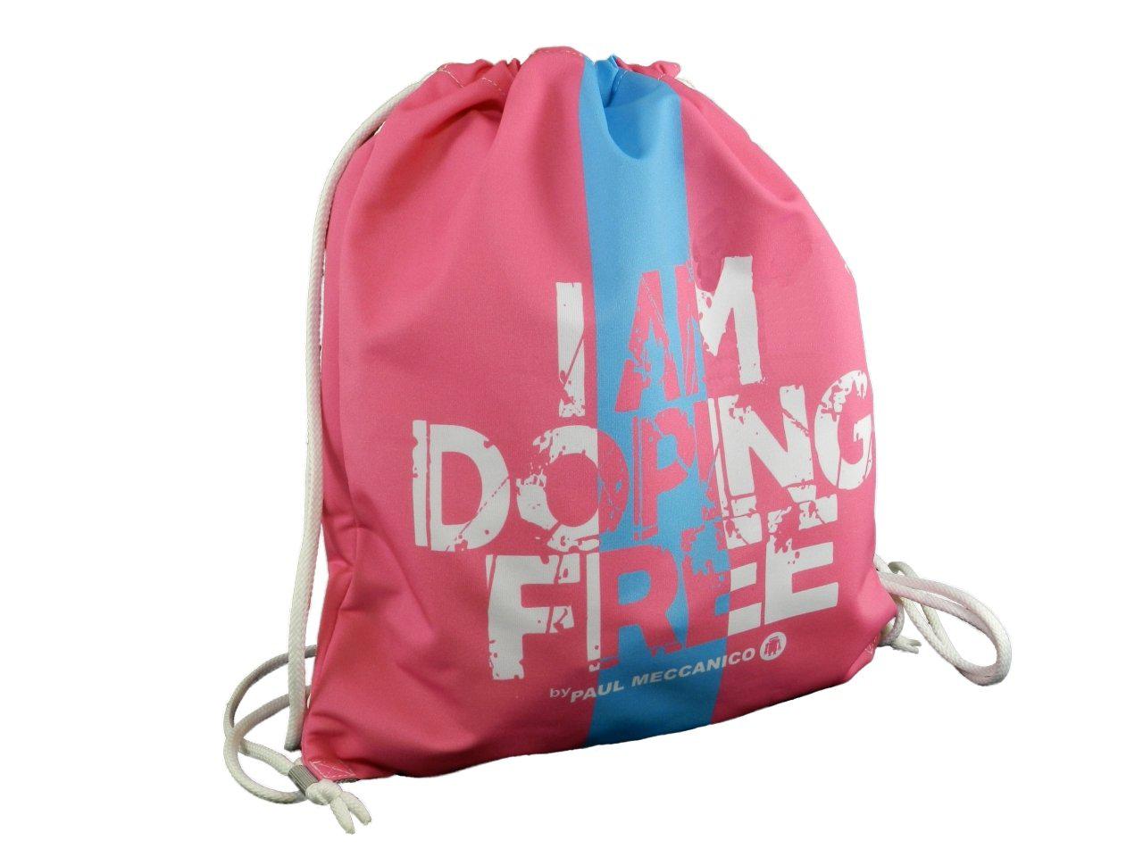 BACK SACK I AM DOPING FREE BY PAUL MECCANICO FUXIA COLORE. - Limited Edition Paul Meccanico