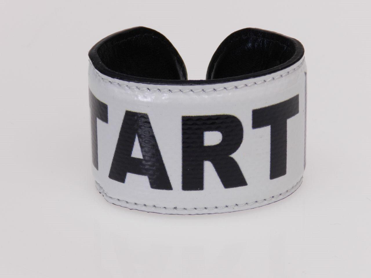 WOMAN BRACELET BLACK AND WHITE "START" - Limited Edition Paul Meccanico