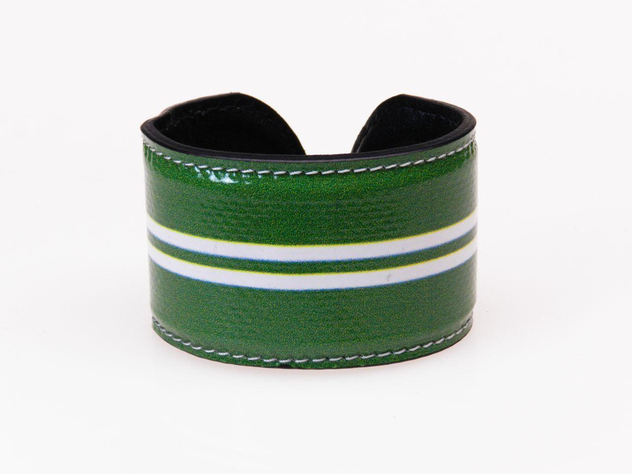 WOMAN BRACELET GREEN AND WHITE COLOURS. - Limited Edition Paul Meccanico