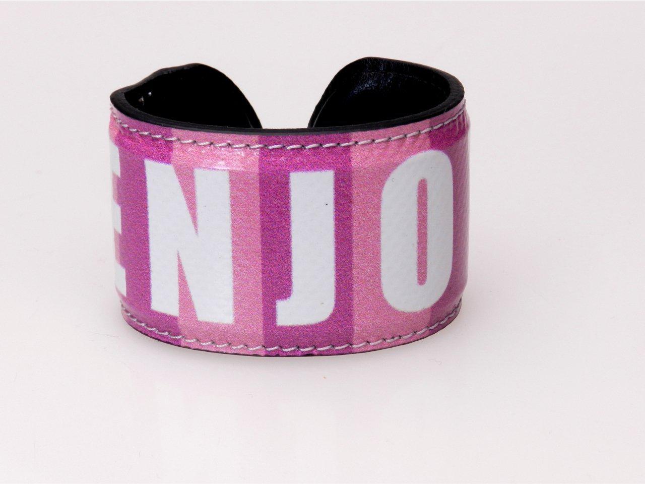 WOMAN BRACELET PINK COLOUR "ENJOY" - Limited Edition Paul Meccanico
