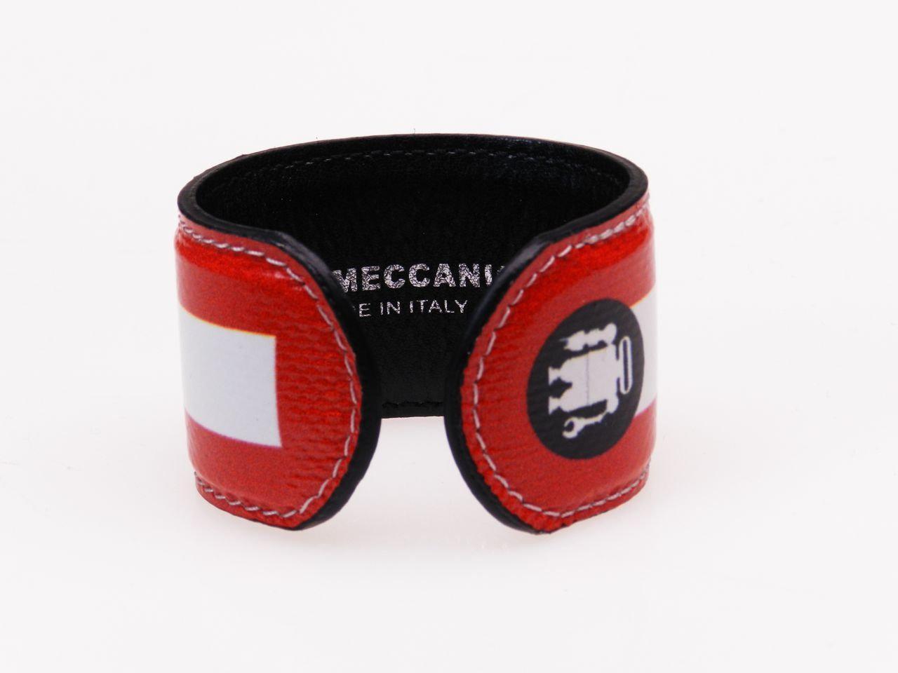 WOMAN BRACELET RED AND WHITE COLOURS. - Limited Edition Paul Meccanico