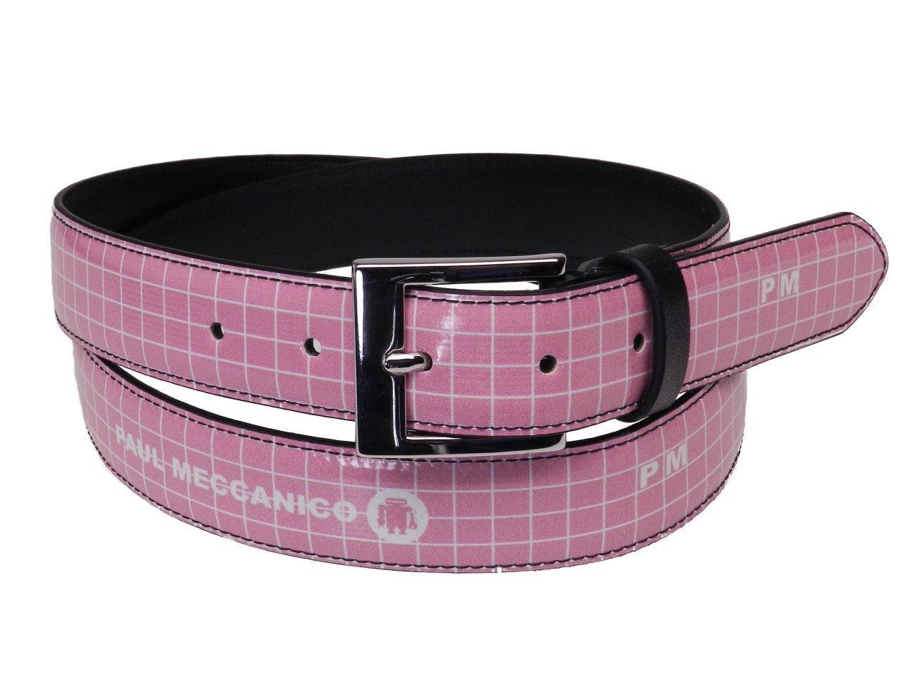 WOMAN'S PINK BELT PAUL MECCANICO MADE OF LORRY TARPAULIN - Unique Pieces Paul Meccanico