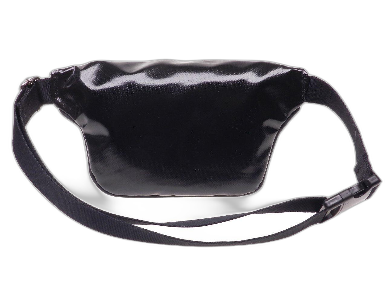 GREEN, BLACK AND WHITE WAIST BAG. MODEL FLEX MADE OF LORRY TARPAULIN. - Limited Edition Paul Meccanico